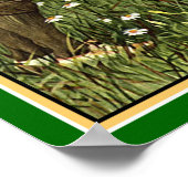 "Irish Wolfhound Greeting" Poster (Ecke)