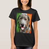 Irish Wolfhound irish flag Erin go Braga T - Shirt (Vorderseite)
