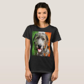 Irish Wolfhound irish flag Erin go Braga T - Shirt (Vorne ganz)