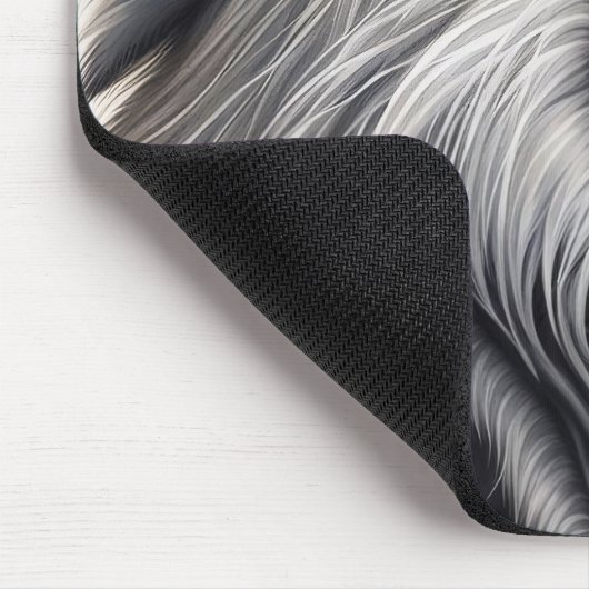 Irish Wolfhound Karikatur Mousepad (Ecke)