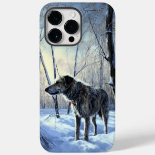 Irish Wolfhound Let It Snow Weihnachten Case-Mate iPhone 14 Pro Max Hülle