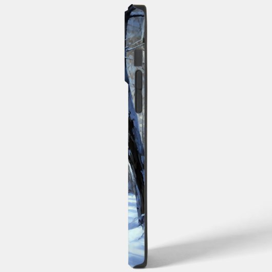 Irish Wolfhound Let It Snow Weihnachten Case-Mate iPhone Hülle (Rückseite / Links)