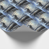 Irish Wolfhound Let It Snow Weihnachten Geschenkpapier (Ecke)