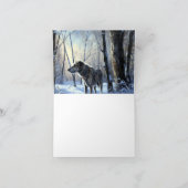 Irish Wolfhound Let It Snow Weihnachten Karte (Innenseite)