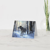 Irish Wolfhound Let It Snow Weihnachten Karte (Vorderseite)