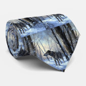 Irish Wolfhound Let It Snow Weihnachten Krawatte (Gerollt)