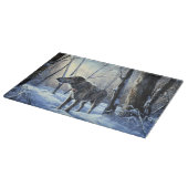 Irish Wolfhound Let It Snow Weihnachten Schneidebrett (Ecke)