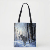 Irish Wolfhound Let It Snow Weihnachten Tasche (Vorderseite)