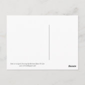 Irish Wolfhound Looking Pleascarte Postkarte (Rückseite)