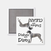Irish Wolfhound Lovers Dishwasher Magnet (Vorderseite/Rückseite)