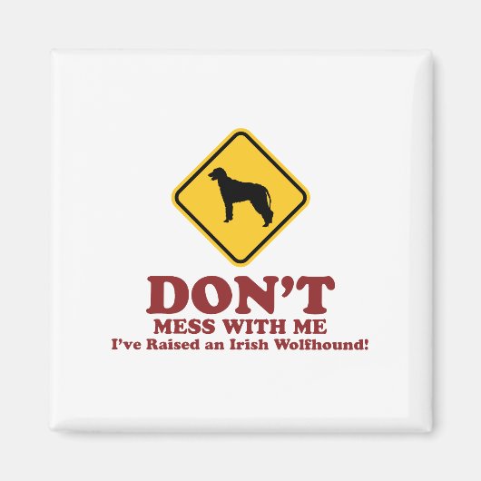Irish Wolfhound Magnet (Vorne)