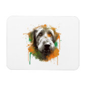 Irish Wolfhound Magnet (Horizontal)