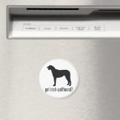 Irish Wolfhound Magnet (In Situ (Geschirrspüler))