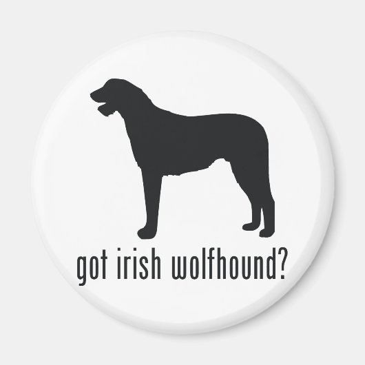 Irish Wolfhound Magnet (Vorne)