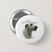 Irish Wolfhound Mama 2 Button (Vorne & Hinten)