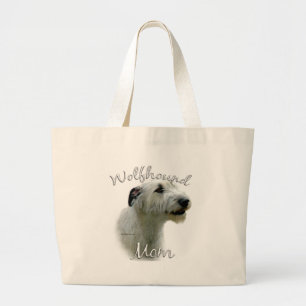 Irish Wolfhound Mama 2 Jumbo Stoffbeutel