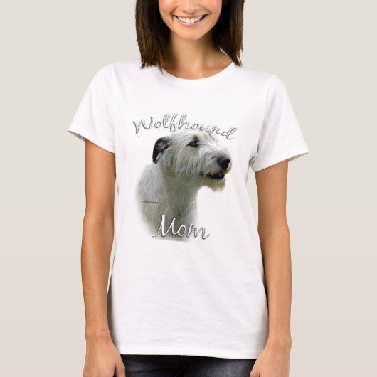 Irish Wolfhound Mama 2 T-Shirt (Vorderseite)