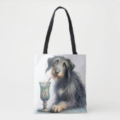 Irish Wolfhound mit Soda Tasche (Vorderseite)