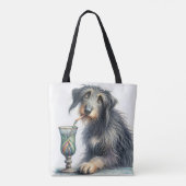 Irish Wolfhound mit Soda Tasche (Rückseite)