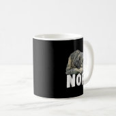 Irish Wolfhound Nope Funny Lazy Pet Dog Cute  Kaffeetasse (VorderseiteRechts)