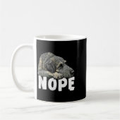 Irish Wolfhound Nope Funny Lazy Pet Dog Cute Kaffeetasse (Links)