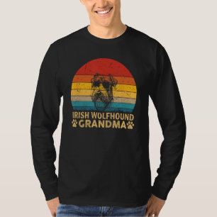 Irish Wolfhound Oma Hund Lover Geschenke für Fraue T-Shirt