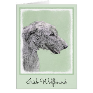 Irish Wolfhound Painting - Niedliche Original Dog 