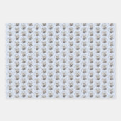 Irish Wolfhound Painting - Niedliche Original Dog Geschenkpapier Set (Vorderseite)