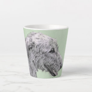 Irish Wolfhound Painting - Niedliche Original Dog  Milchtasse