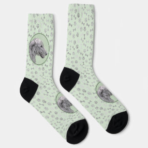 Irish Wolfhound Painting - Niedliche Original Dog  Socken