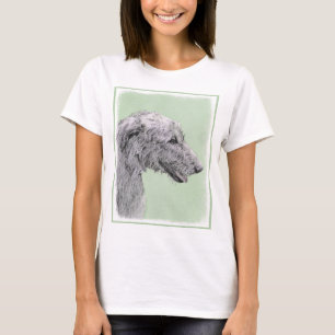 Irish Wolfhound Painting - Niedliche Original Dog  T-Shirt
