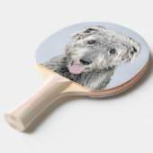 Irish Wolfhound Painting - Niedliche Original Dog Tischtennis Schläger (Vorderseite)