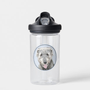 Irish Wolfhound Painting - Niedliche Original Dog  Trinkflasche