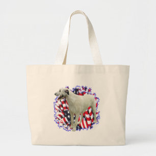 Irish Wolfhound Patriot Jumbo Stoffbeutel