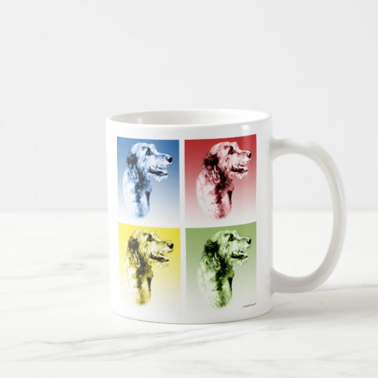 Irish Wolfhound Pop Kaffeetasse (Rechts)
