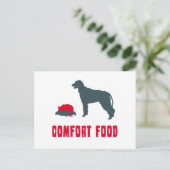 Irish Wolfhound Postkarte (Stehend Vorderseite)