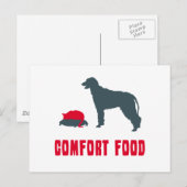 Irish Wolfhound Postkarte (Vorne/Hinten)