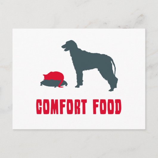 Irish Wolfhound Postkarte (Vorderseite)