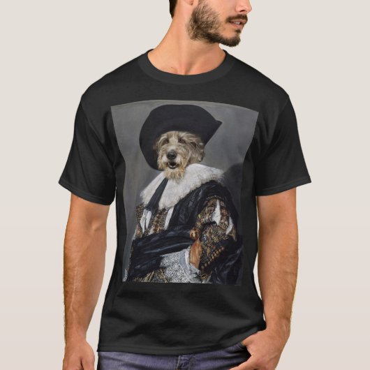 Irish Wolfhound Renaissance Dog Art T - Shirt (Vorderseite)