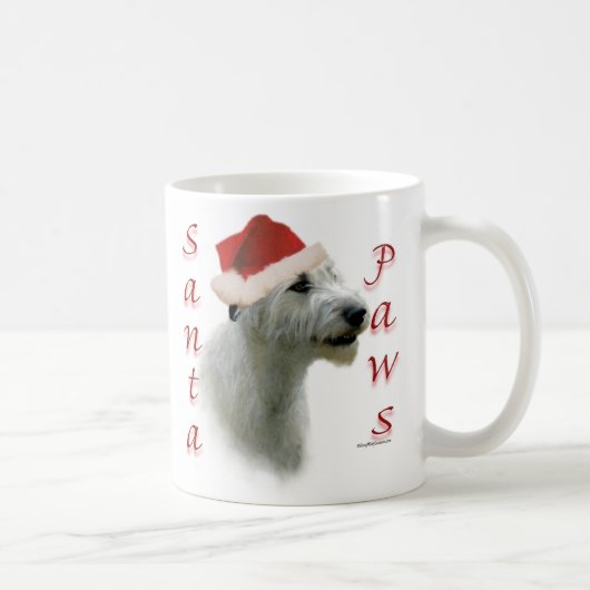 Irish Wolfhound Santa Paws Kaffeetasse (Rechts)