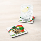 Irish Wolfhound St Patricks Getränkeuntersetzer (Rechte Seite)