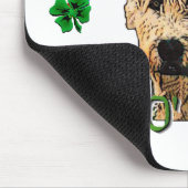 Irish Wolfhound St Patricks Mousepad (Ecke)
