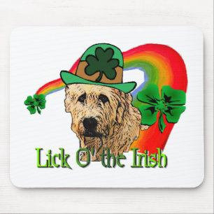 Irish Wolfhound St Patricks Mousepad