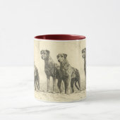 Irish wolfhound tasse (Zentrum)
