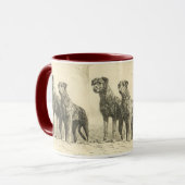 Irish wolfhound tasse (Vorderseite Links)