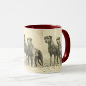Irish wolfhound tasse (VorderseiteRechts)