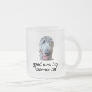 Irish Wolfhound Tasse – Guten Morgen Mensch