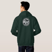 Irish Wolfhound Team Shield Hoodie (Schwarz voll)