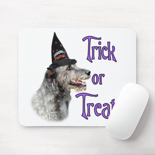 Irish Wolfhound Trick Mousepad (Mit Mouse)