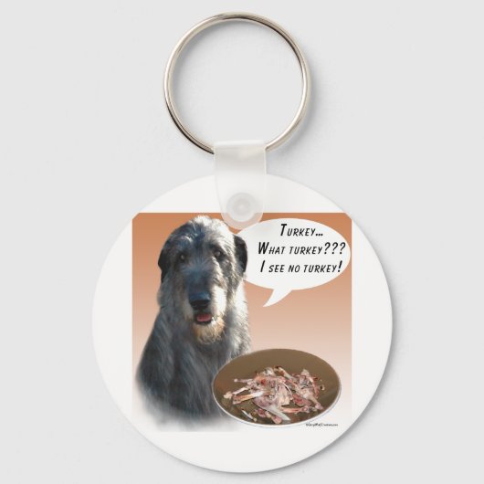 Irish Wolfhound Türkei Schlüsselanhänger (Vorderseite)